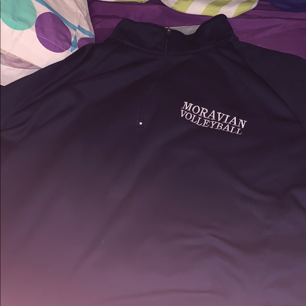 moravian volleyball quarter zip